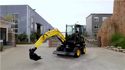 HW-40L wheel excavator prototype display