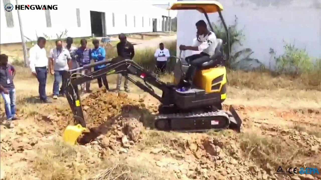2 ton Mini excavators video feedback from customers of South Africa