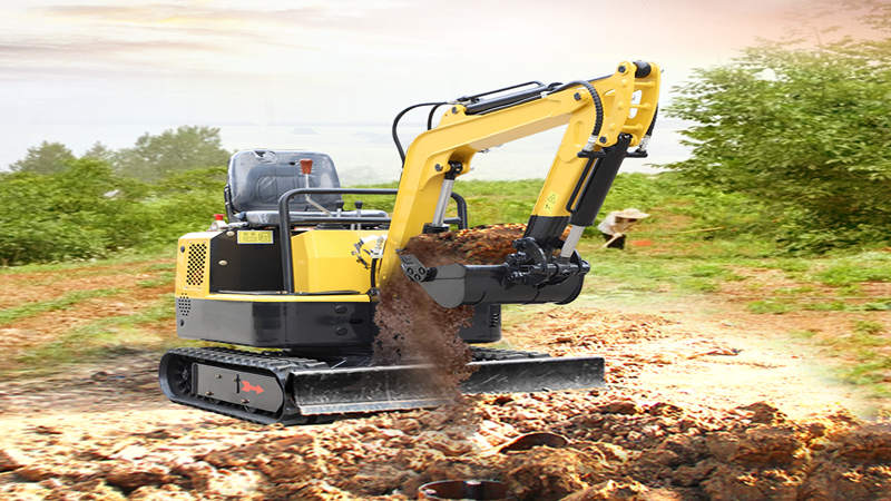 samll excavator