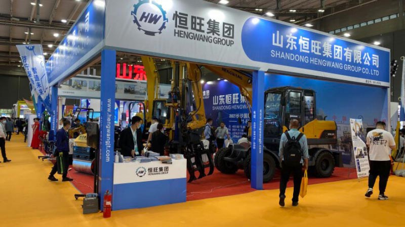 Hengwang Group Participate in Changsha Internationale Construction Equipment Machinery Exhibition