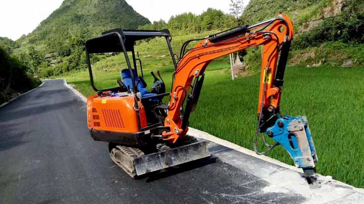 Mini excavators are popular in Europe and the United States  