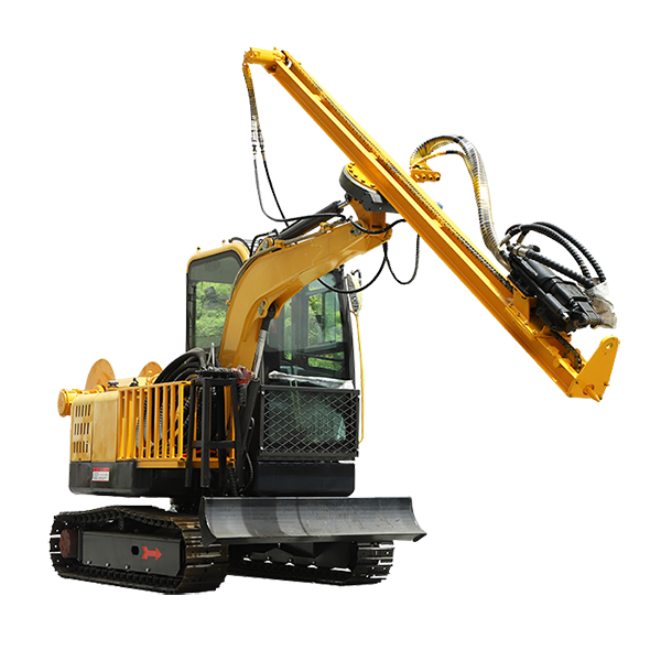 HW100 Excavator modified rock drill