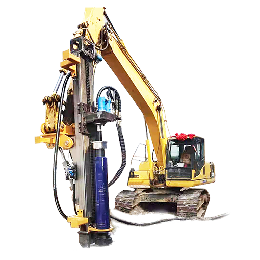 HW200 Excavator Mounted DTH Drilling Rig